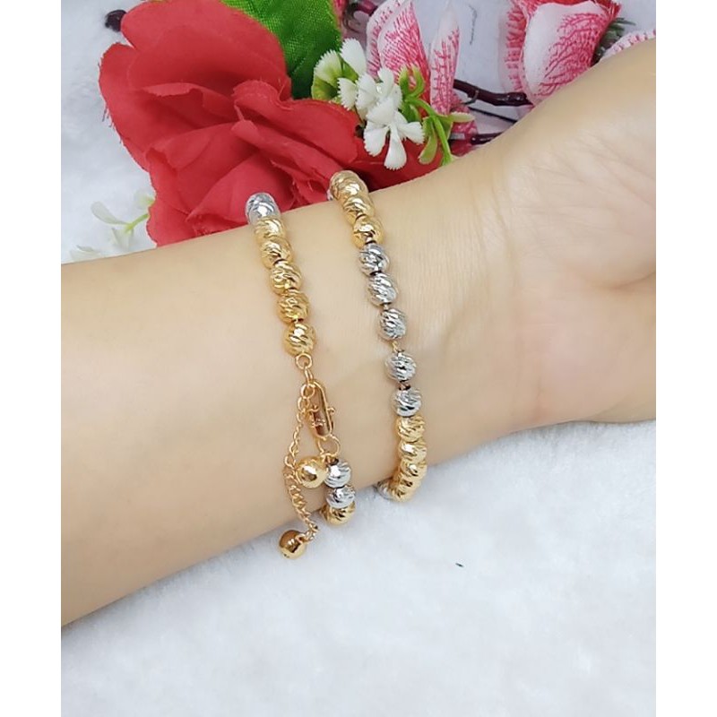 Gelang kombinasi lapis emas18k