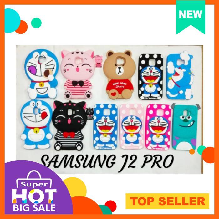 [Casing Hp] Soft Case Boneka J2 Pro 2018 - Casing & Covers