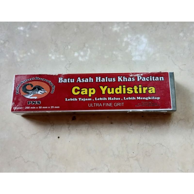 Batu asah pacitan cap wayang/ batu asah pisau/ batu asahan pisau