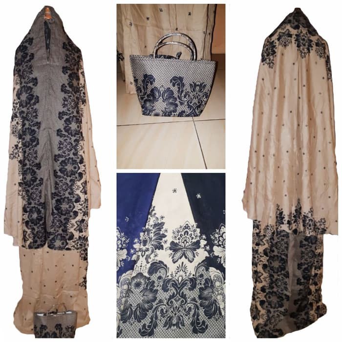 New Micci Fashion Mukena Dewasa Batik Solo Janeta - Coklat - Best Seller