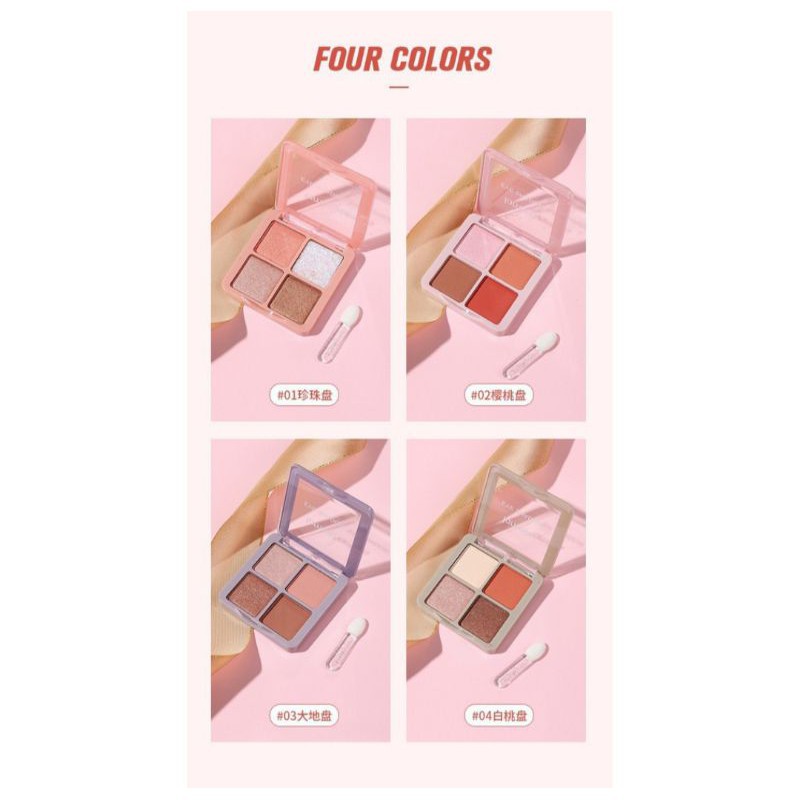 MC-5086 LAMEILA Eyeshadow 4 Warna (New) Kombinasi Glitter Tahan Lama