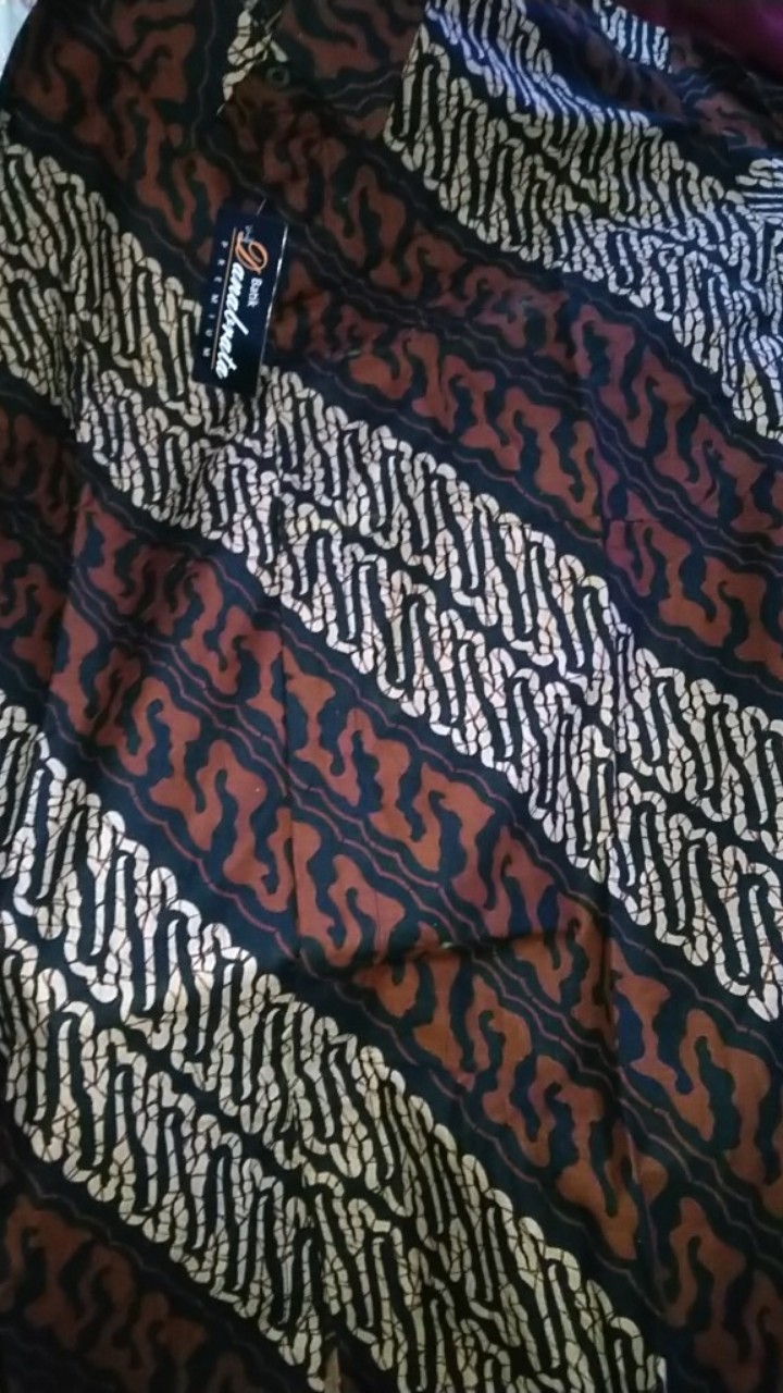 Batik Lengan Panjang Batik Danabrata Kemeja Batik Motif Seno Parang Size M L Xl Xxl Model Regular