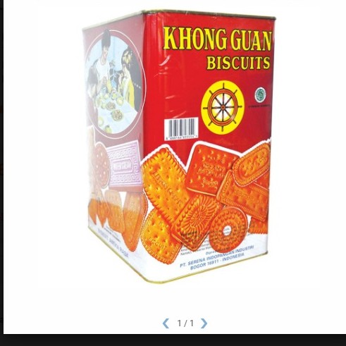 

KHONG GUAN BISCUITS 1600 gr biskuit kaleng