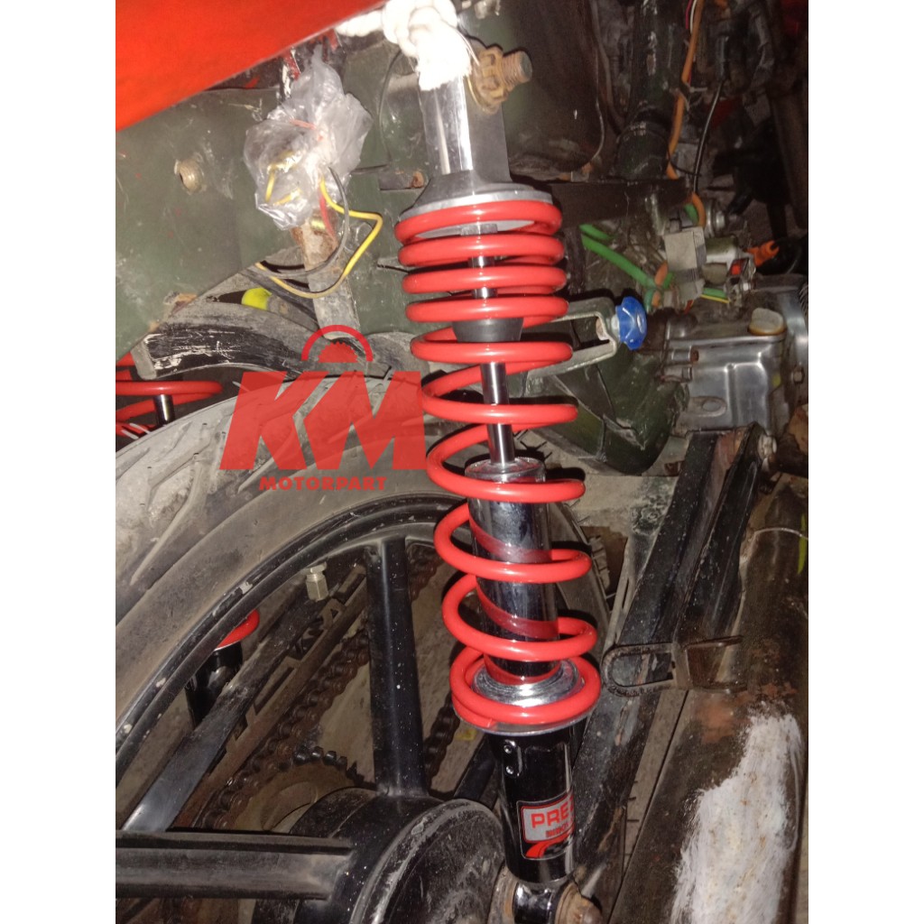 Shockbreaker Universal Motor Honda Suzuki Bebek 34 cm - Supra Revo Smash Tornado Shogun Astrea