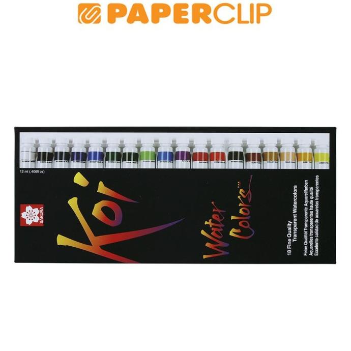 

WATER COLOR SET XMW18L KOI SAKURA 18 COLOR ---READY---