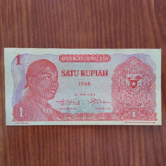 Uang Kuno 1 rupiah tahun 1968