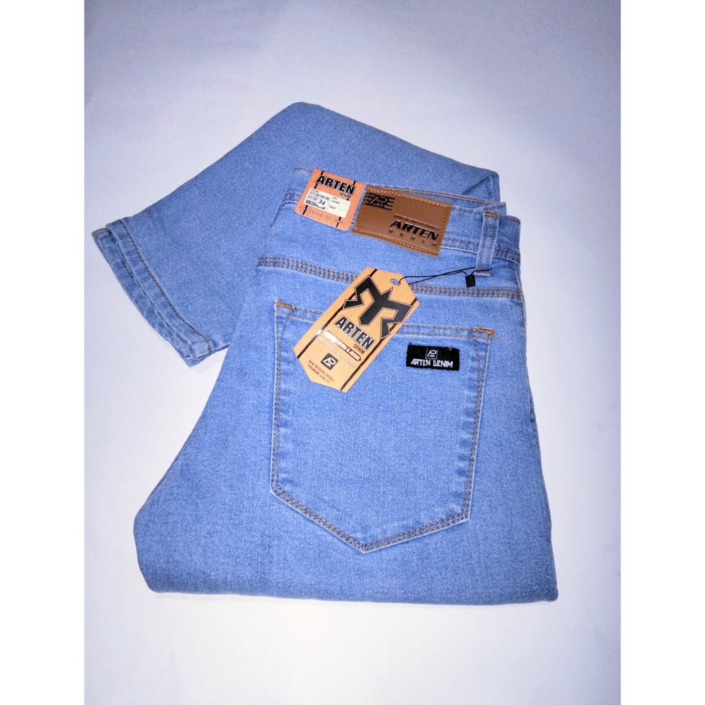 Celana panjang jeans pria / Slim Fit Stretch/ Ngaret/melar