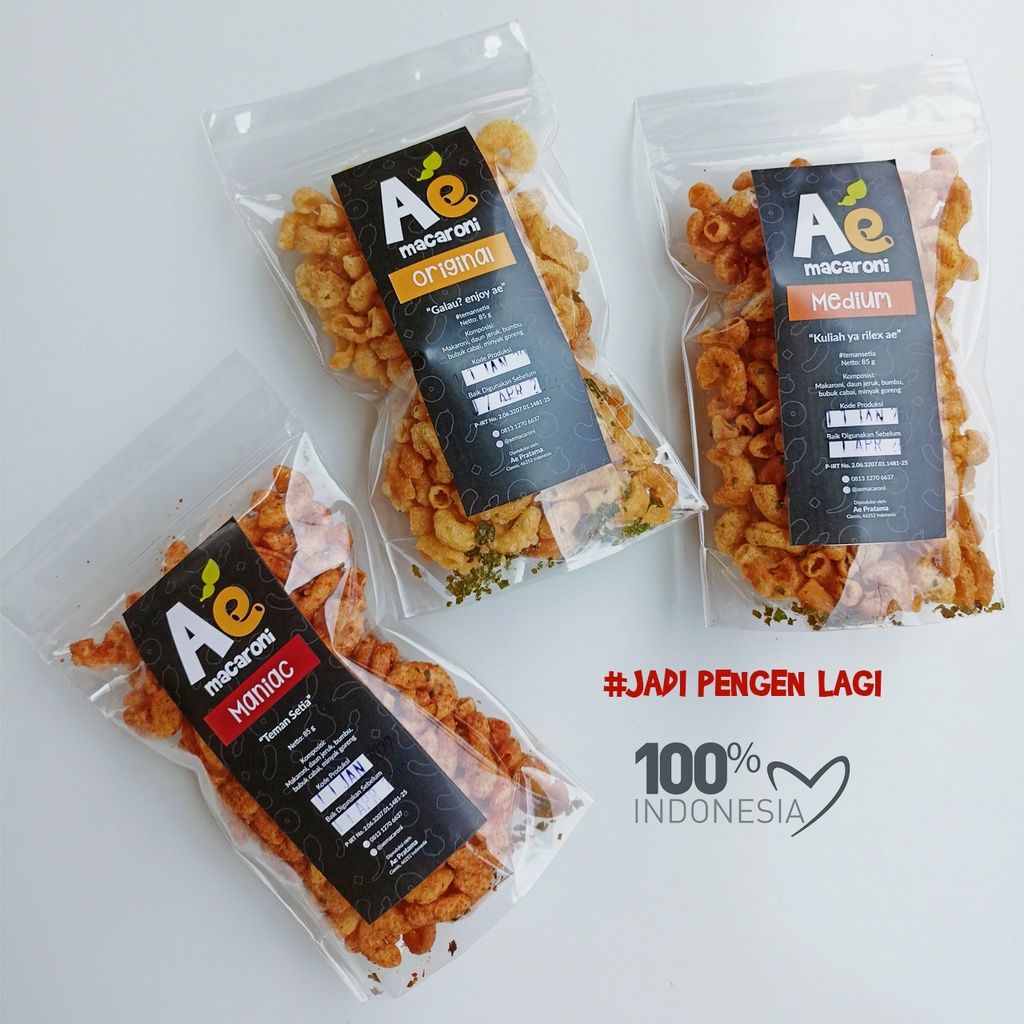 

(PREMIUM QUALITY) Makaroni Daun Jeruk RENYAH, SEGAR, NAGIH