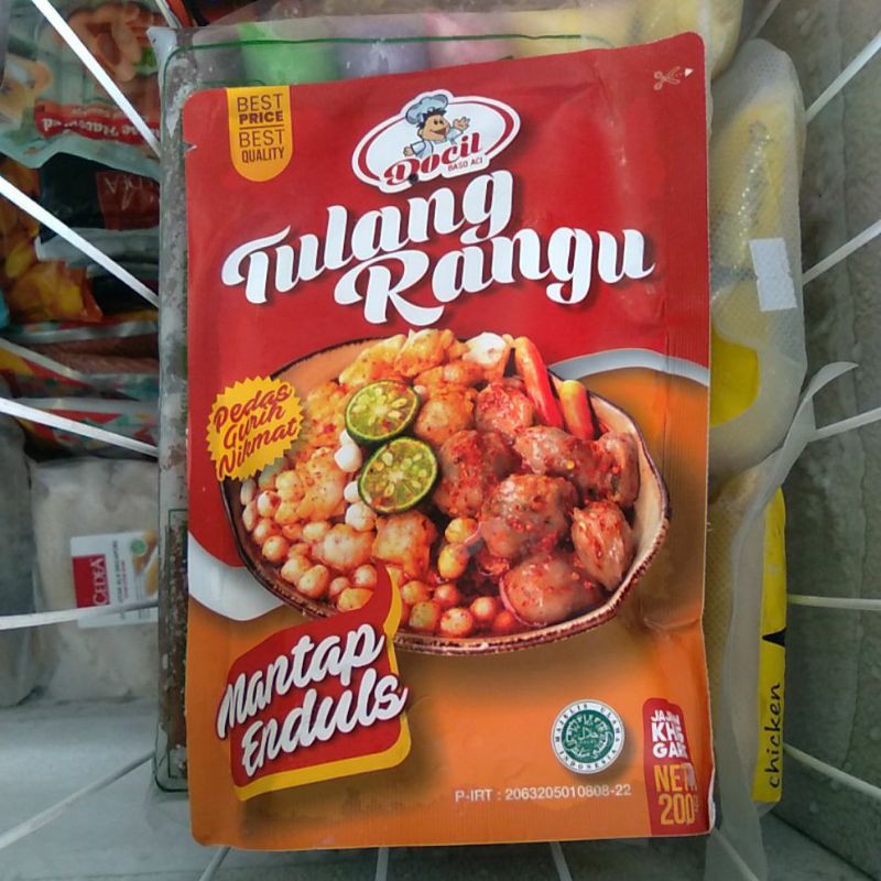 

Docil baso aci tulang rangu 200gr