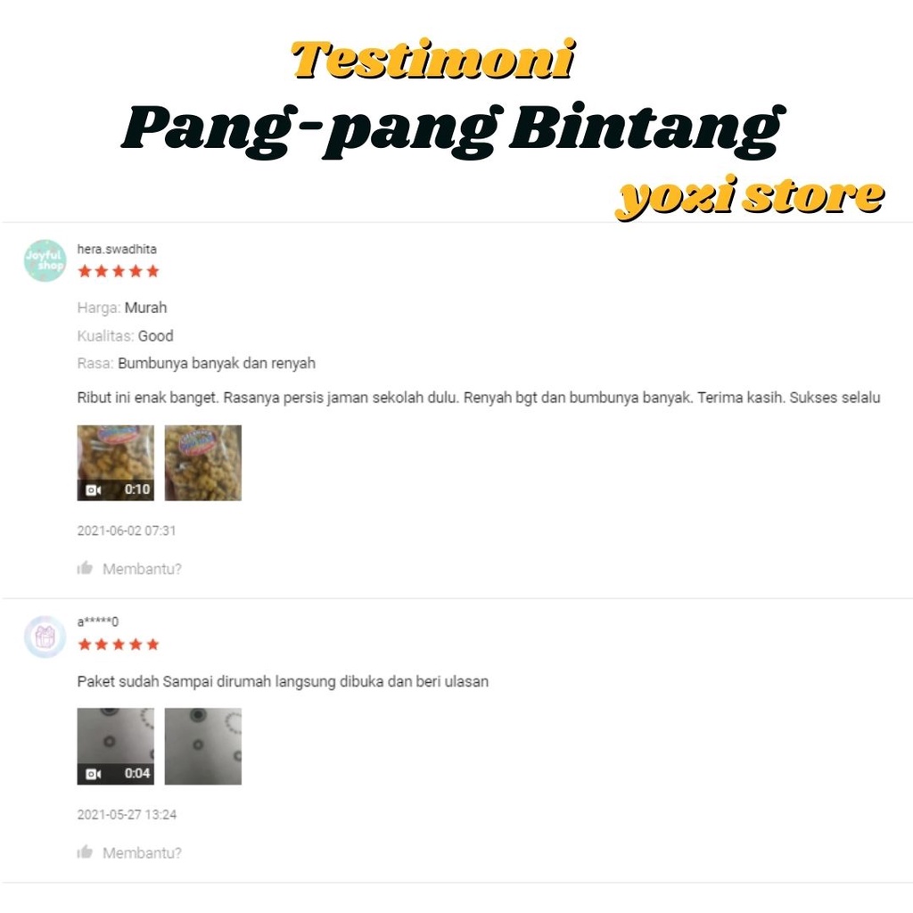 

Sekar_Shop07 Camilan Jadul Pang Pang Bunga Bintang Sakura Ribut 250 Gram