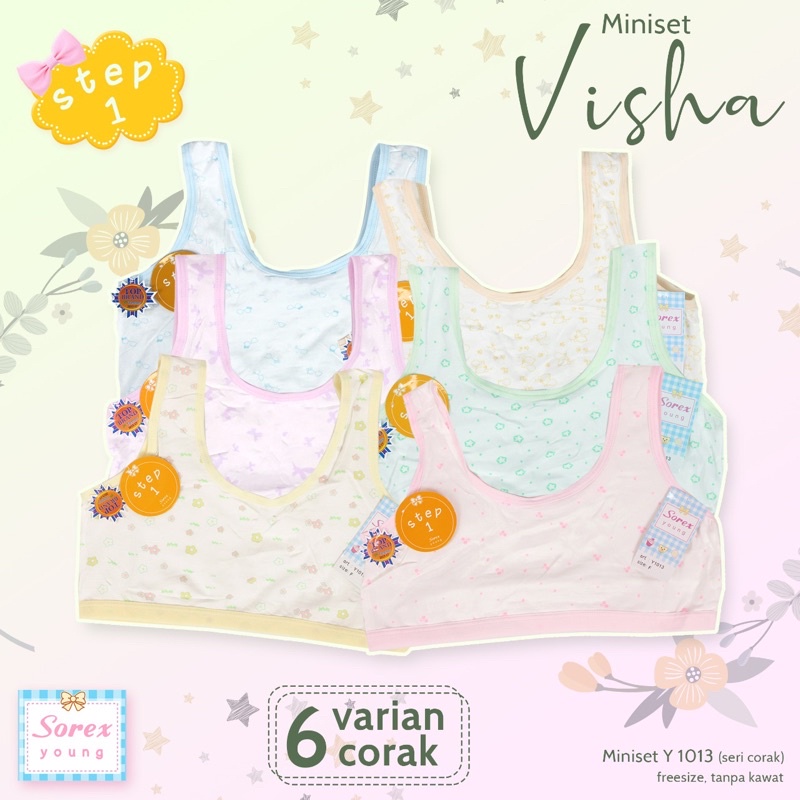 Miniset Anak Perempuan SOREX Y1013 Bahan Katun Freesize