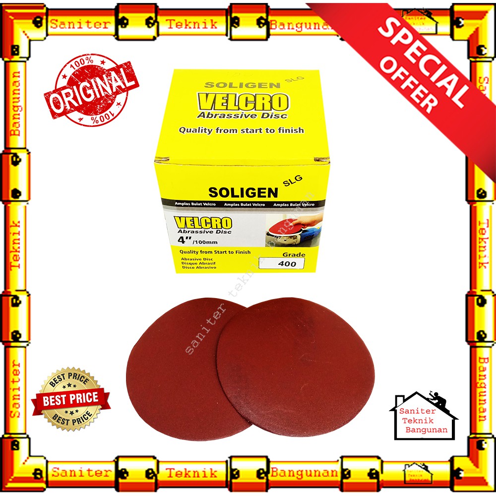 AMPLAS TEMPEL SOLIGEN-AMPLAS BULAT-AMPLAS VELCRO