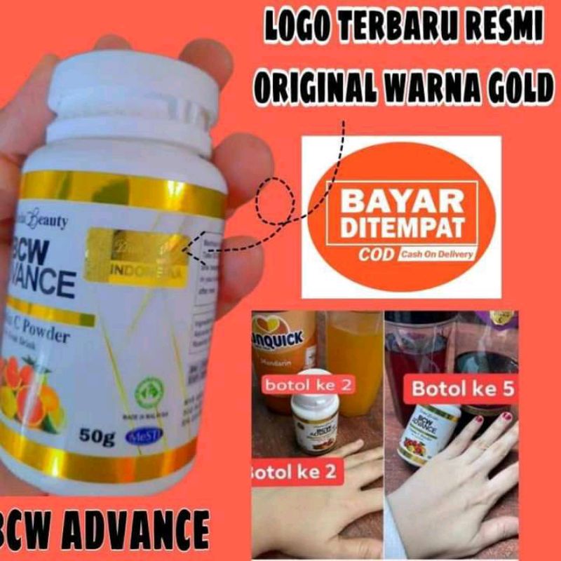 BCW ADVANCE Pemutih Badan original Booster c whitening advance 100% original Malaysia BPOM