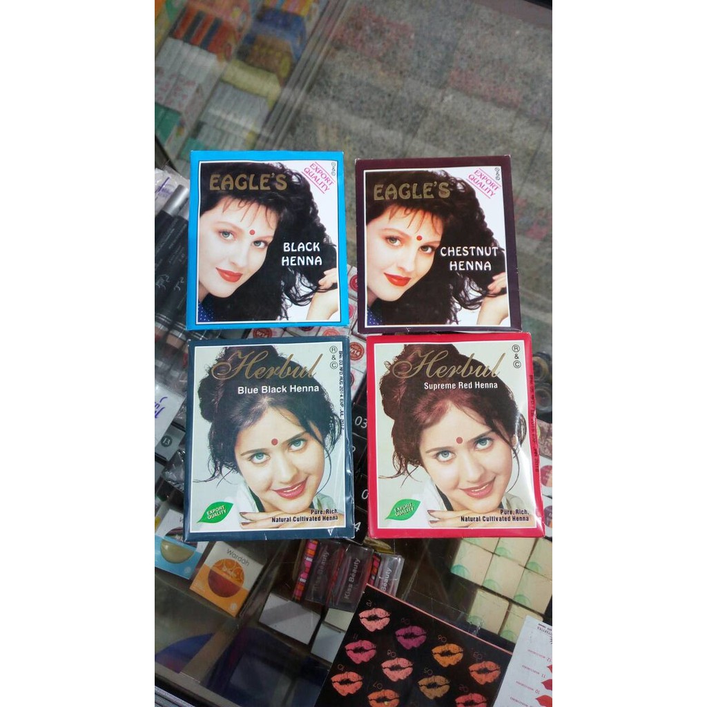 semir rambut Henna Eagles isi 6pcs /  semir herbal / semir arab