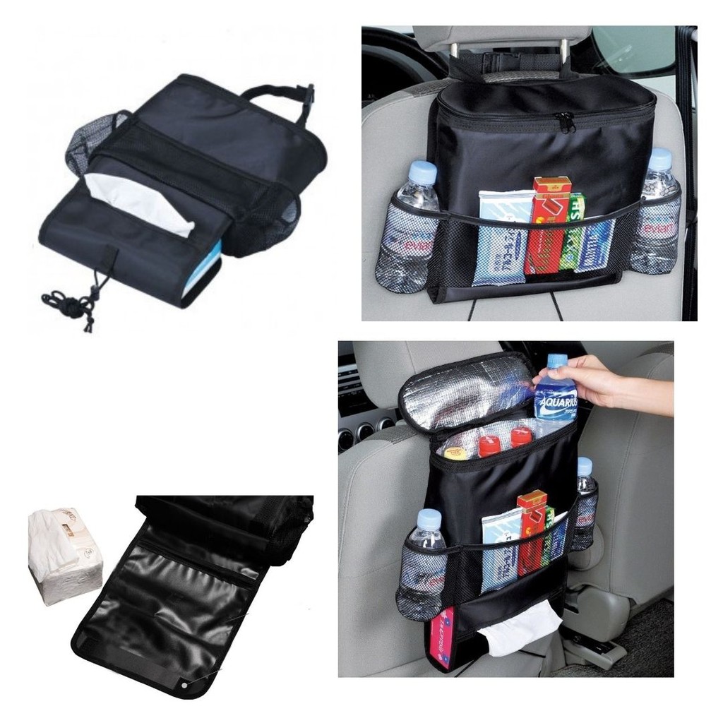 Rak Tas Pendingin Makanan Jok Mobil Portabel Cooler Thermal Insulated Bag  111134