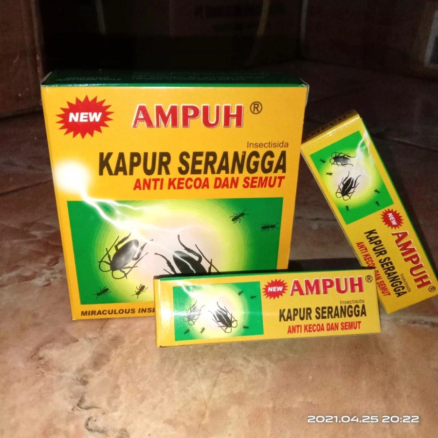 Isi 2 Pcs Kapur Ampuh Anti Kecoa Dan Semut / Kapur Serangga AMPUH