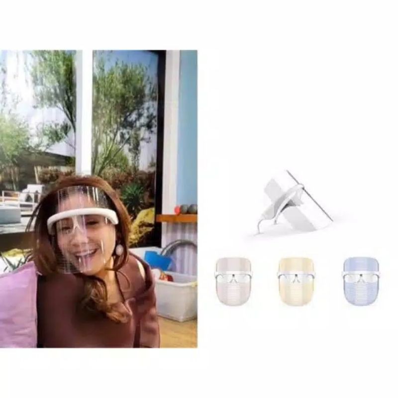 FACE SHIELD 3 Colors LED MASK THERAPHY ORIGINAL