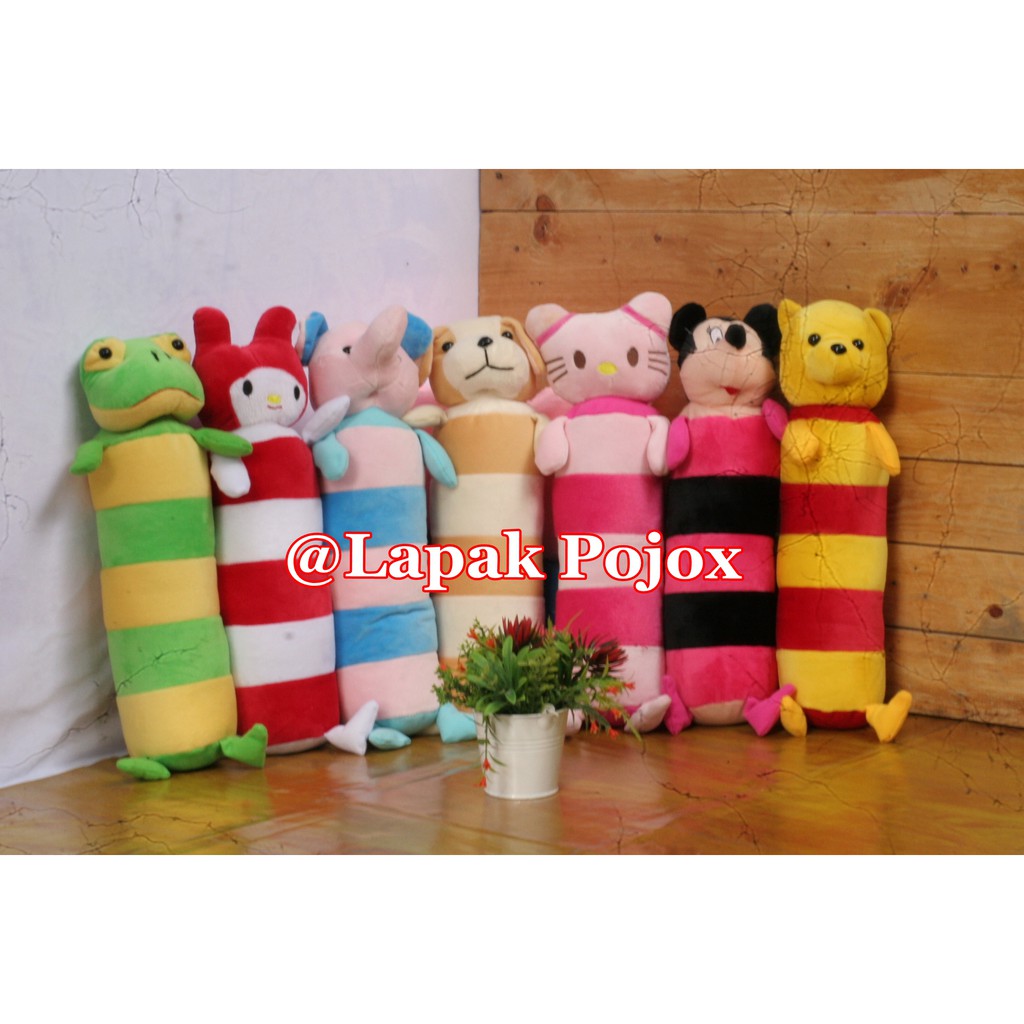 Bantal Guling Boneka Aneka Karakter size 40cm