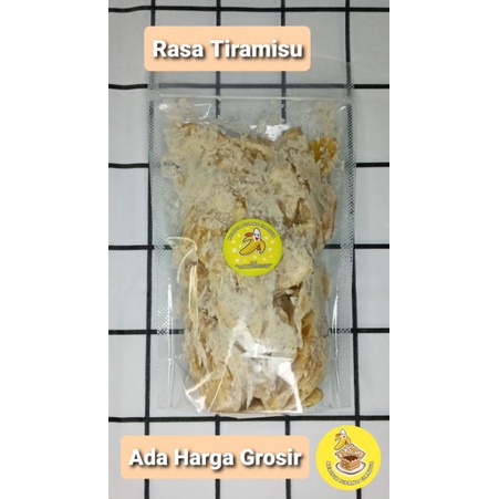 

[KPC] 85 gr Tiramisu Keripik Pisang Cianjur Rasa Tiramisu Lumer Renyah Snack Cemilan Manis_ TIRAMISU