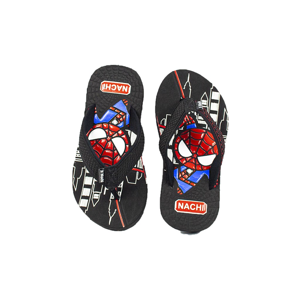 Sandal anak japit spiderman / avengers 28-37 nachi