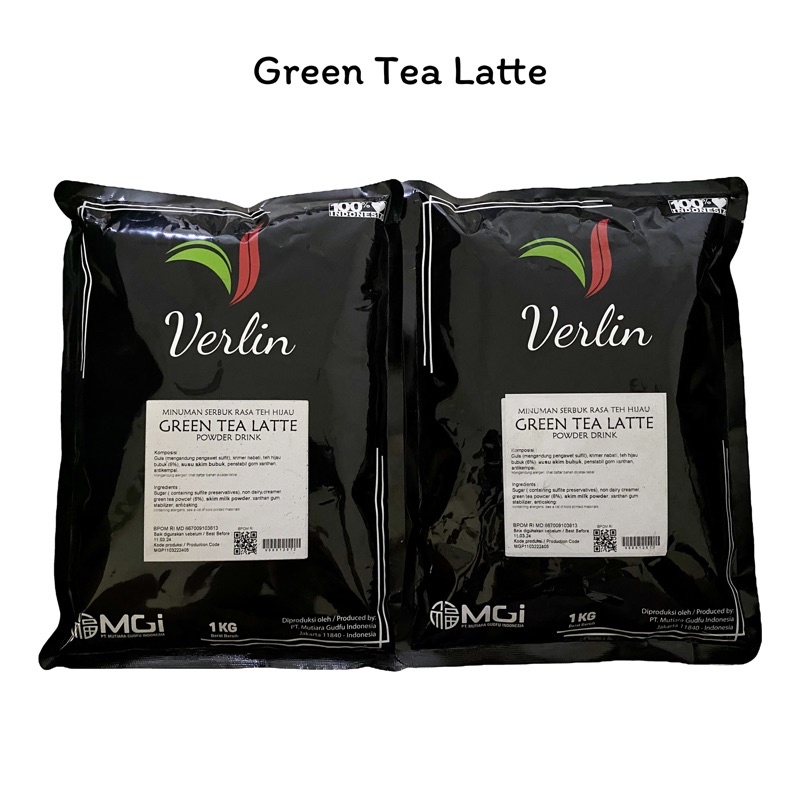 

VERLIN GREEN TEA LATTE 1 DUS (12Kg)