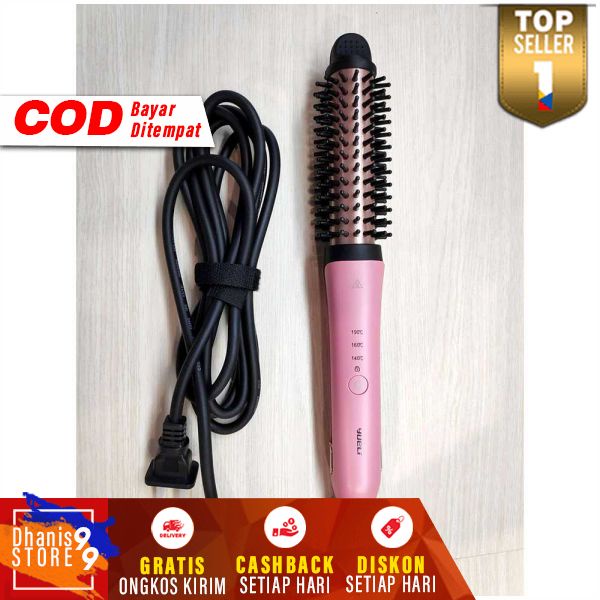 Catokan Rambut Negative Ion Hair Straightening Curler Catok Multifung Keriting Rambut 3 Setting Temperatur Perlengkapan Salon