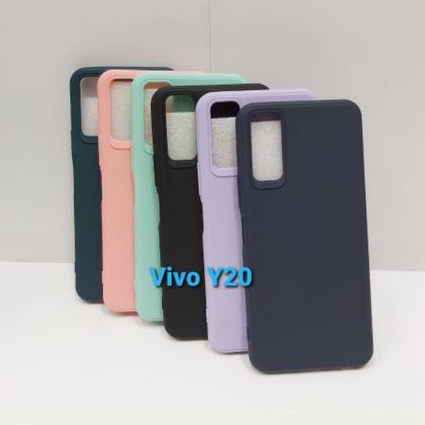 Silikon TPU Macaron Warna Warni Vivo Y20