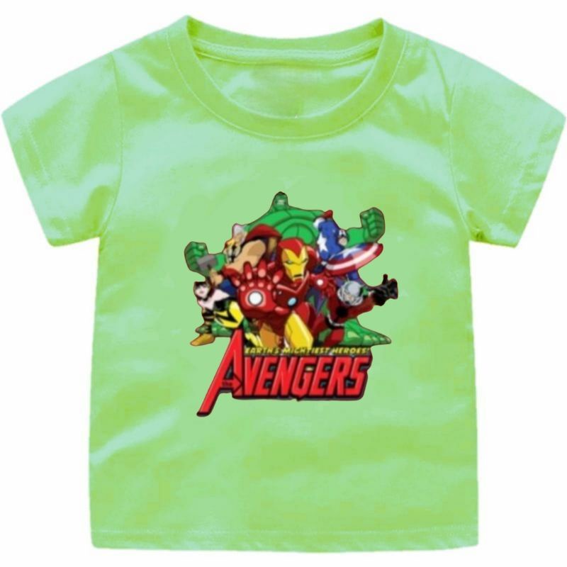 BAJU KAOS ANAK MARVEL AVENGER CEWEK-COWOK 1-12TAHUN FASHION ANAK TERBARU