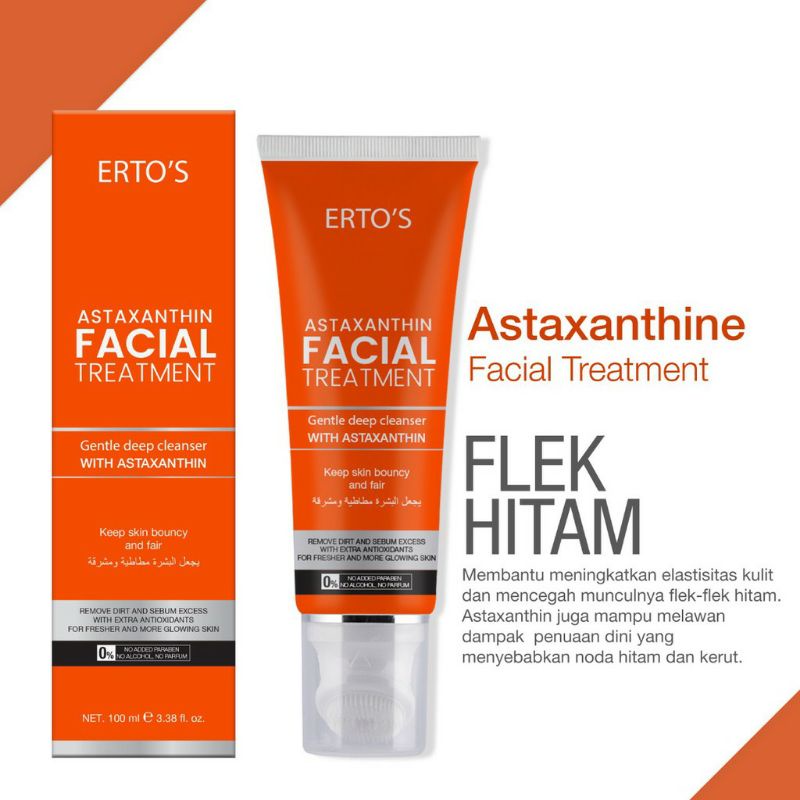 Ertos Facial Treatment Varian | Astaxanthine - Hyaluronic Acid - Retinol - Niacinamide - Centela Asi