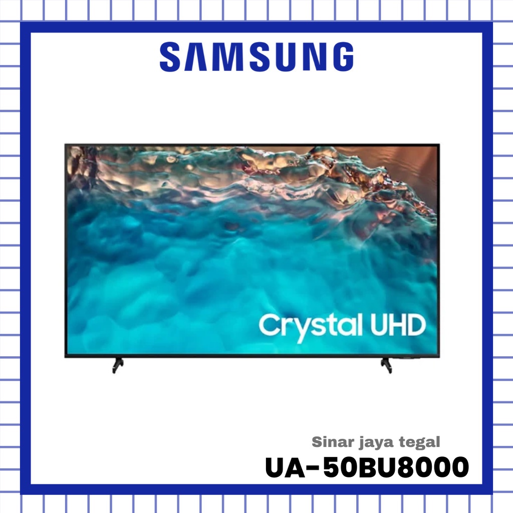 TV LED SAMSUNG 50INCH UA-50BU8000 Uhd 4k Crystal Smart tv 2022