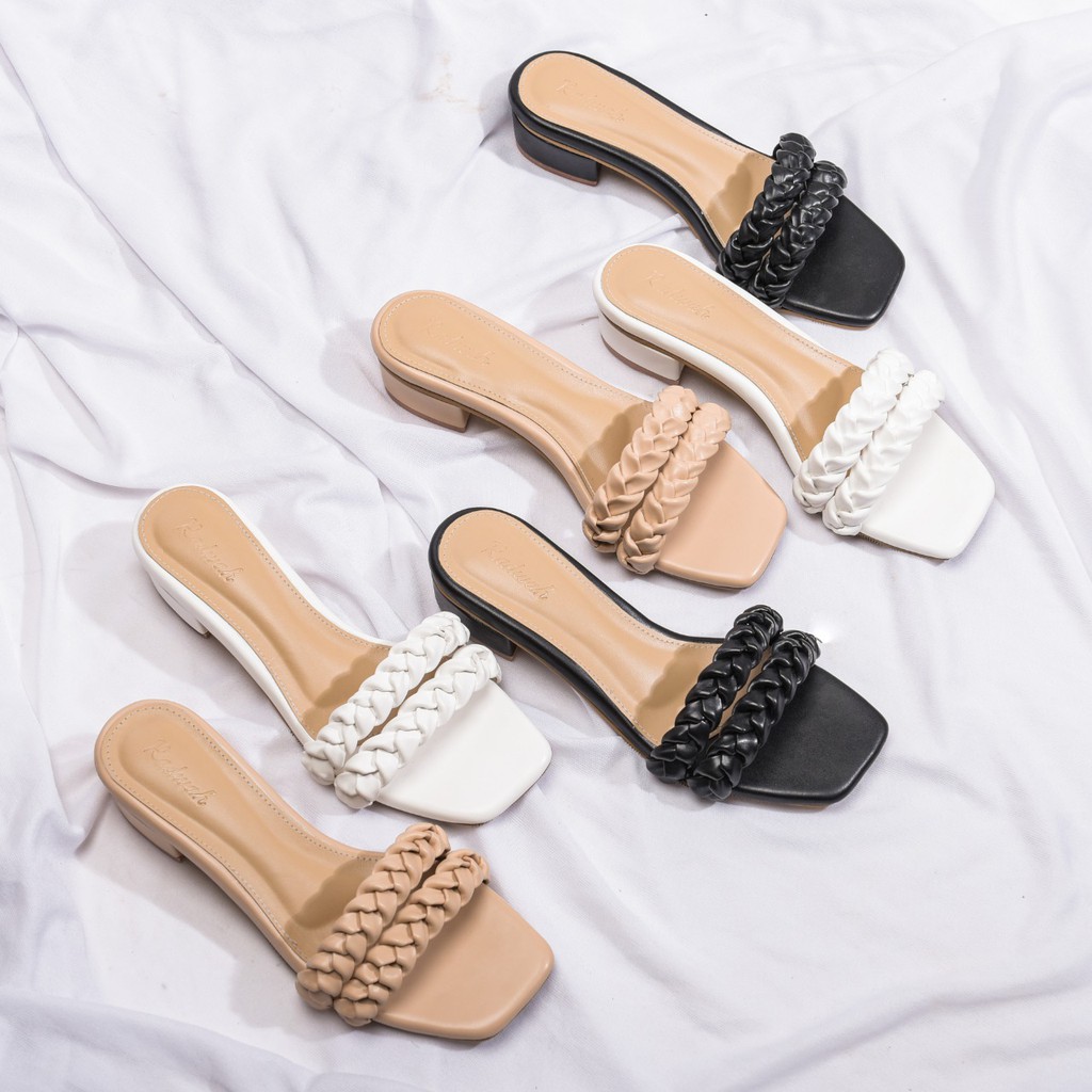 Radwah - Braid Leather Sandal - Sandal Wanita