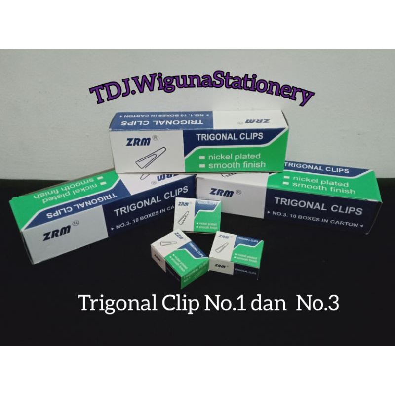 

ZRM Trigonal clip no.1/Paper Clip/Penjepit kertas