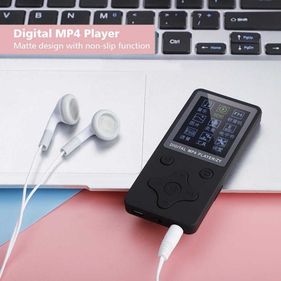 ZYZY MP4 Player Mini Mp3 Portable Music Player TF Card Slot - T1