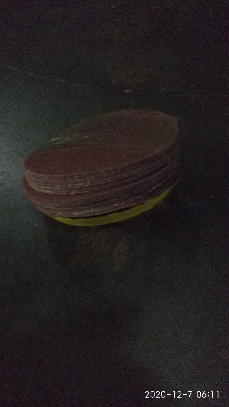 Amplas Velcro Ukuran 4 Inch Gerinda Prepet 60 80 120 150 180 240 400 Sanding Pad 4