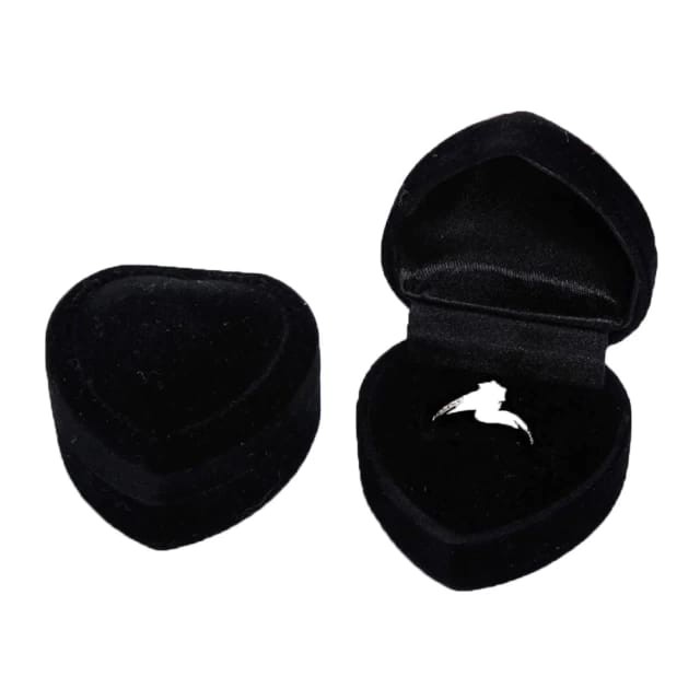 Tempat Cincin Wedding Lamaran Murah / Tempat Perhiasan / Box Kotak Love Cincin Murah Bludru F531