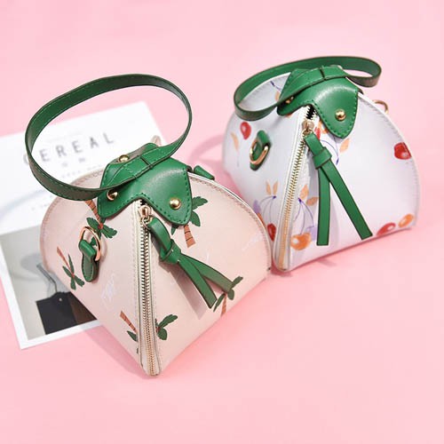 dual bag tas selempang sling bag tas tangan handbag mini print (1F1)  bta333