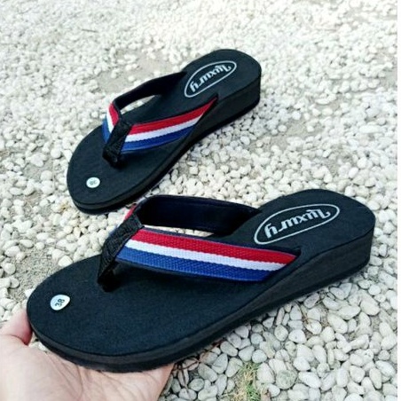 SANDAL WANITA TERBARU - WEDGES WANITA - SANDAL JAPIT SPON (BELANDA)