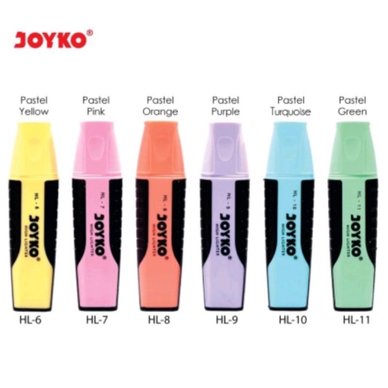 

Stabilo Highlighter Joyko HL-6- 11 Warna Pastel