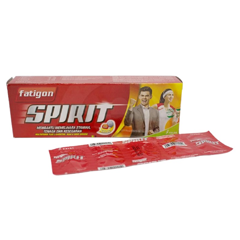 Fatigon Spirit Multivitamin Menjaga Stamina 1 Strip 5 Kapsul