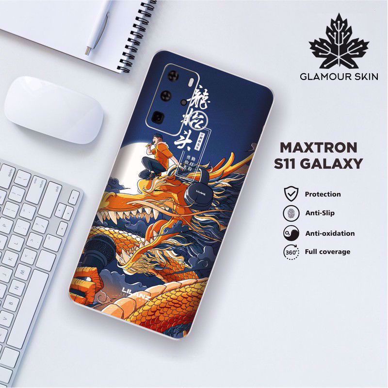 *(Dapat2PCS)* MAXTRON S11 GALAXY Garskin Case/Stiker Protector Motif DRAGON