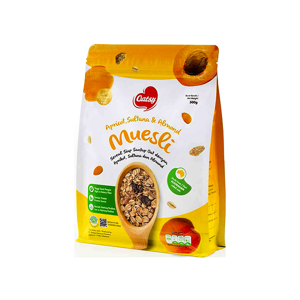 

OATSY APRICOT SULTANA & ALMOND 500g