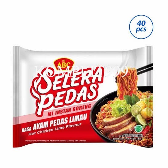 

MIE ABC SELERA PEDAS Rasa Ayam Pedas Limau