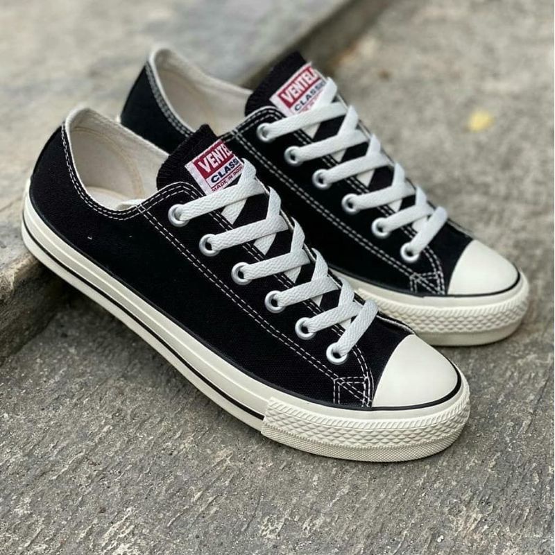 Ventela ethnic High Low Black Natural Original sepatu vantella