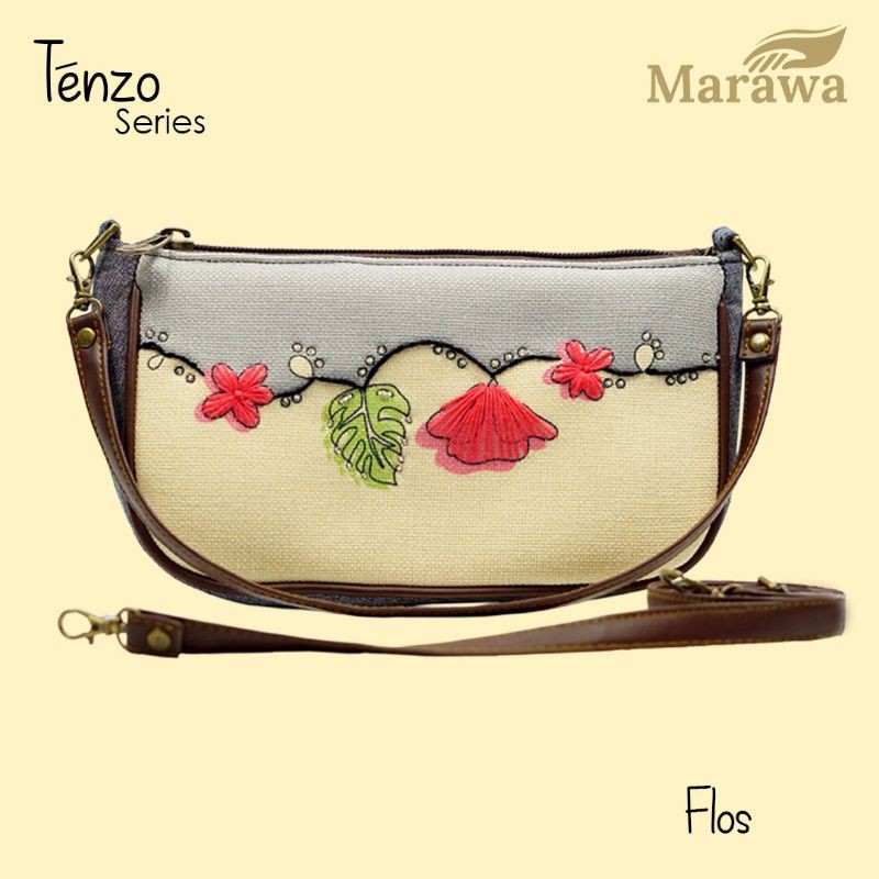Tas Selempang Wanita Mini Bag Kanvas Tenzo Series Original by Marawa