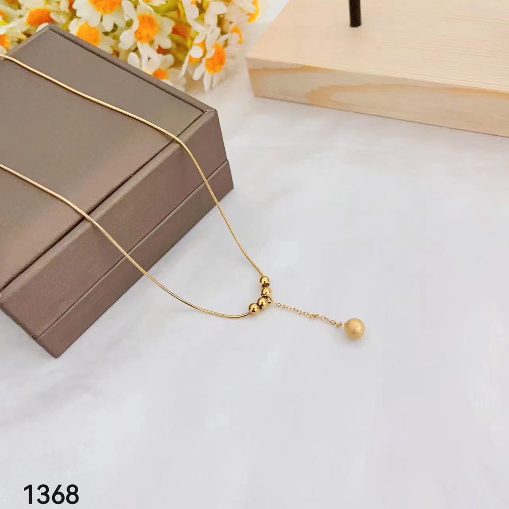 Kalung Titanium Permata Pehiasan Fashion 1368.084