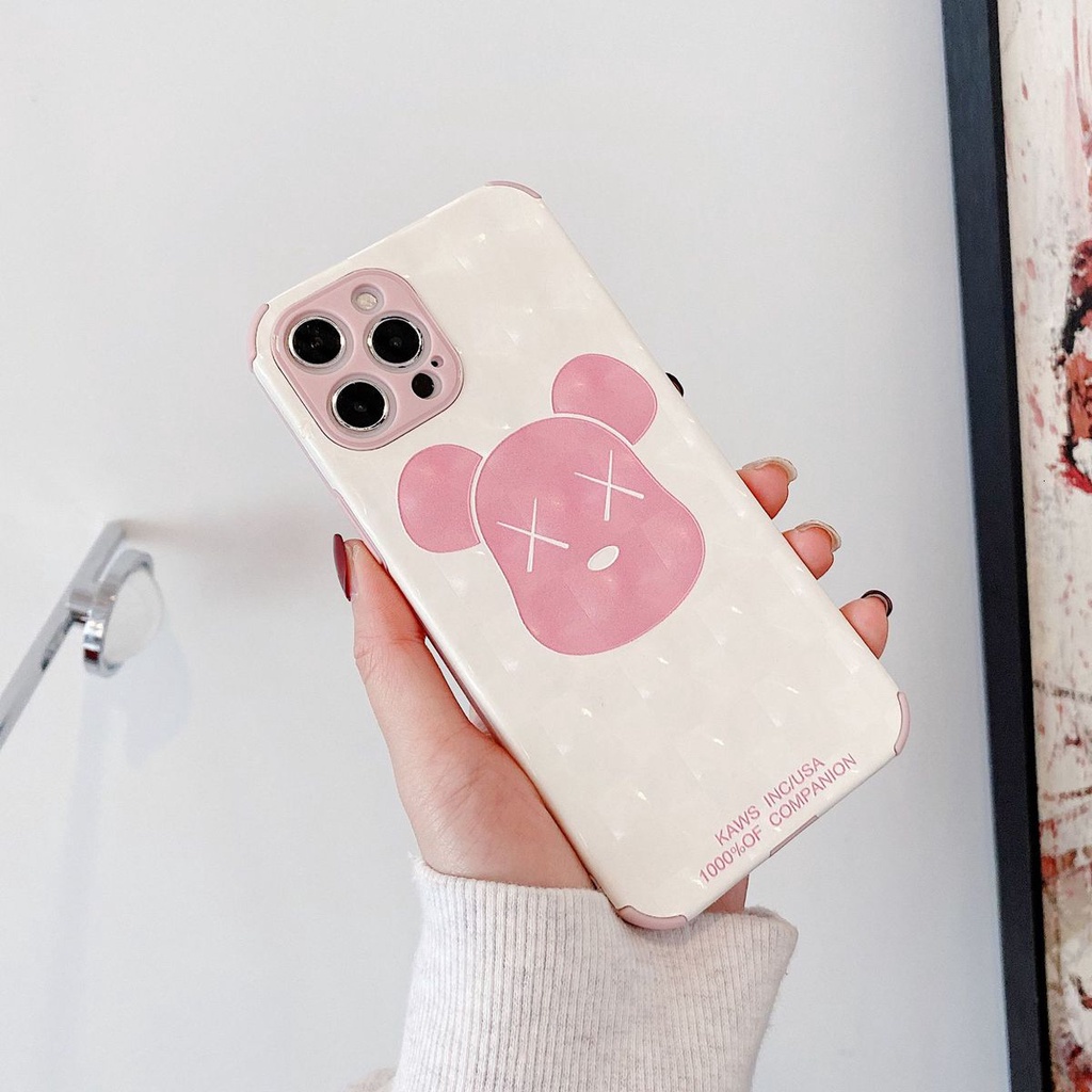 Casing Bear Kasus Iphone 13 12 12promax 7 8 Plus SE X XS XR XSMAX 11 Pro Pasangan Silikon Anti Jatuh Tahan guncangan