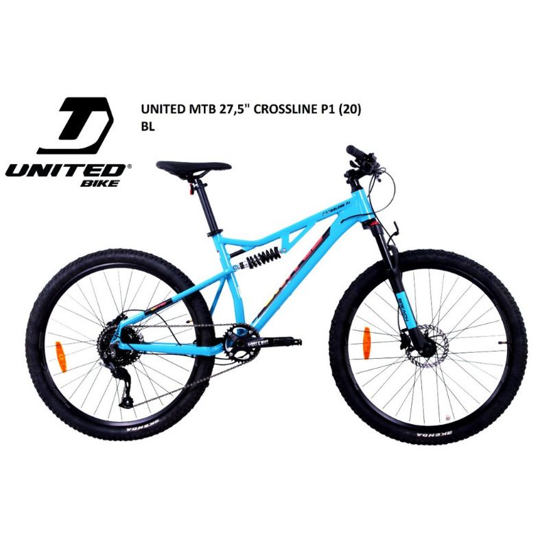 Sepeda MTB 27,5 Inch United Crossline P1