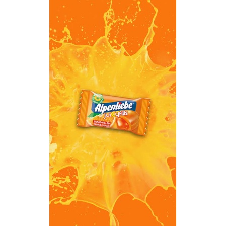 Craft Ceedar N_S_Y Permen Alpenliebe Juicyfills Permen Liquid Filled Dengan Rasa Buah Mangga Dan