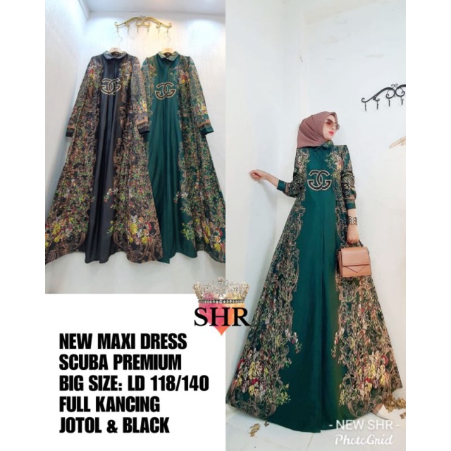 NEW MAXI DRESS SIZE JUMBO BY SHR