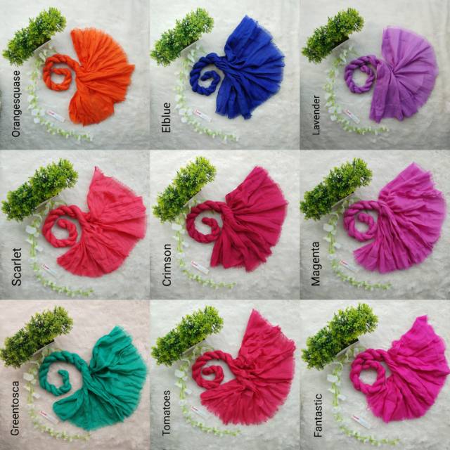 Pashmina Kusut Crumphy Shawl (Ecer)